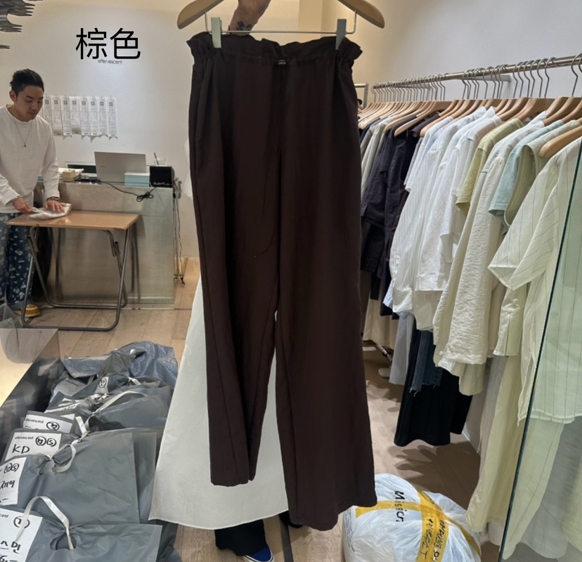 EFFERVESCENT韓國直郵㊣東大門實拍女裝新款推薦休閑休閑褲evc/effervescent休閑褲圖色4