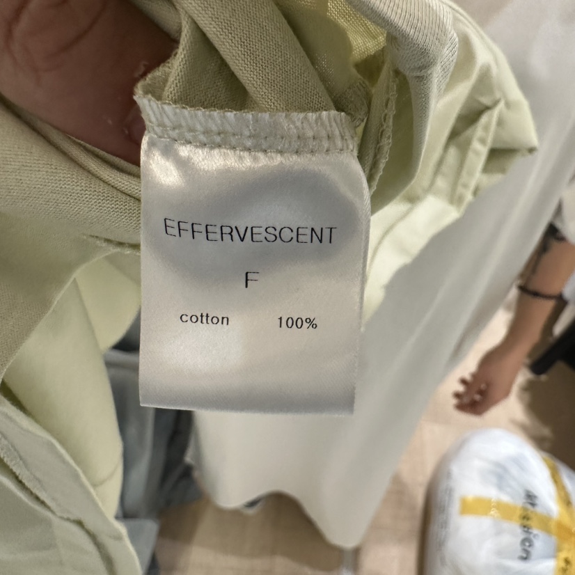 EFFERVESCENT韓國㊣直郵東大門代購女裝新品人氣推薦休閑T恤evc/effervescentT恤