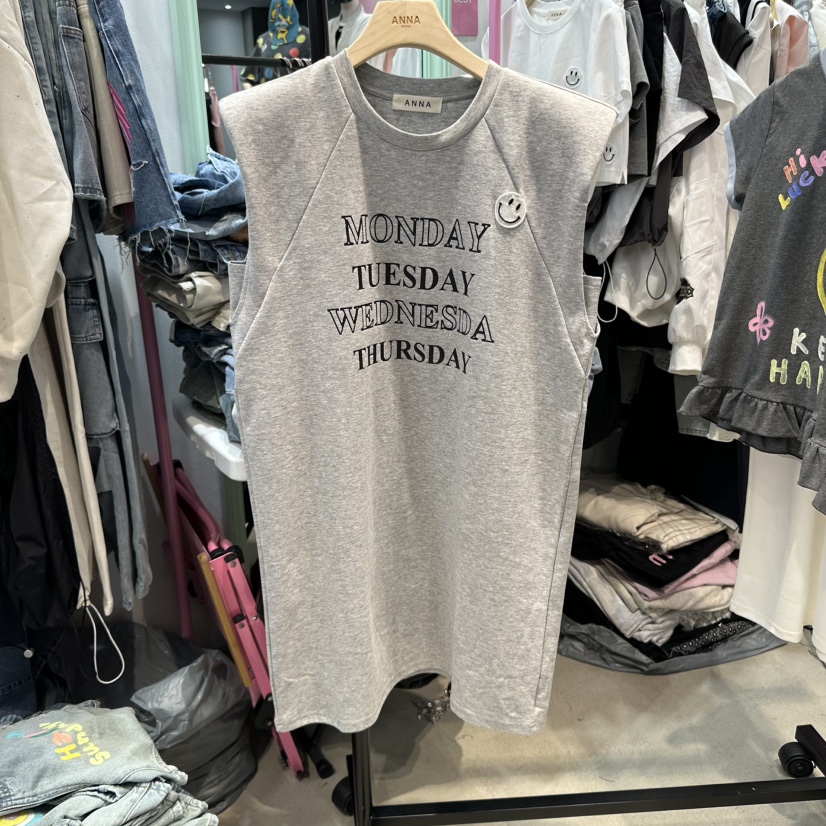 ANNA韓國直郵㊣東大門實拍女裝新品人氣休閑推薦熱賣連衣裙ANNA連衣裙圖色2