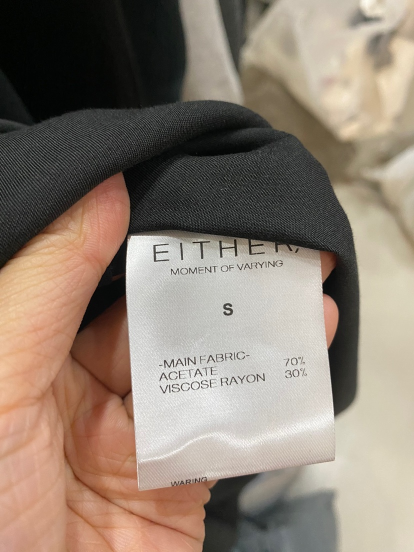 EITHER韓國直郵㊣東大門實拍女裝新款休閑時尚人氣25春夏連衣裙EITHER連衣裙