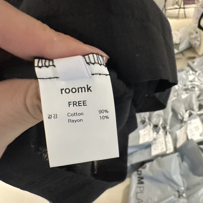 ROOM K-P韓國直郵㊣東大門實拍女裝新品熱賣25春夏襯衫蕾絲衫ROOM K襯衫/蕾絲衫