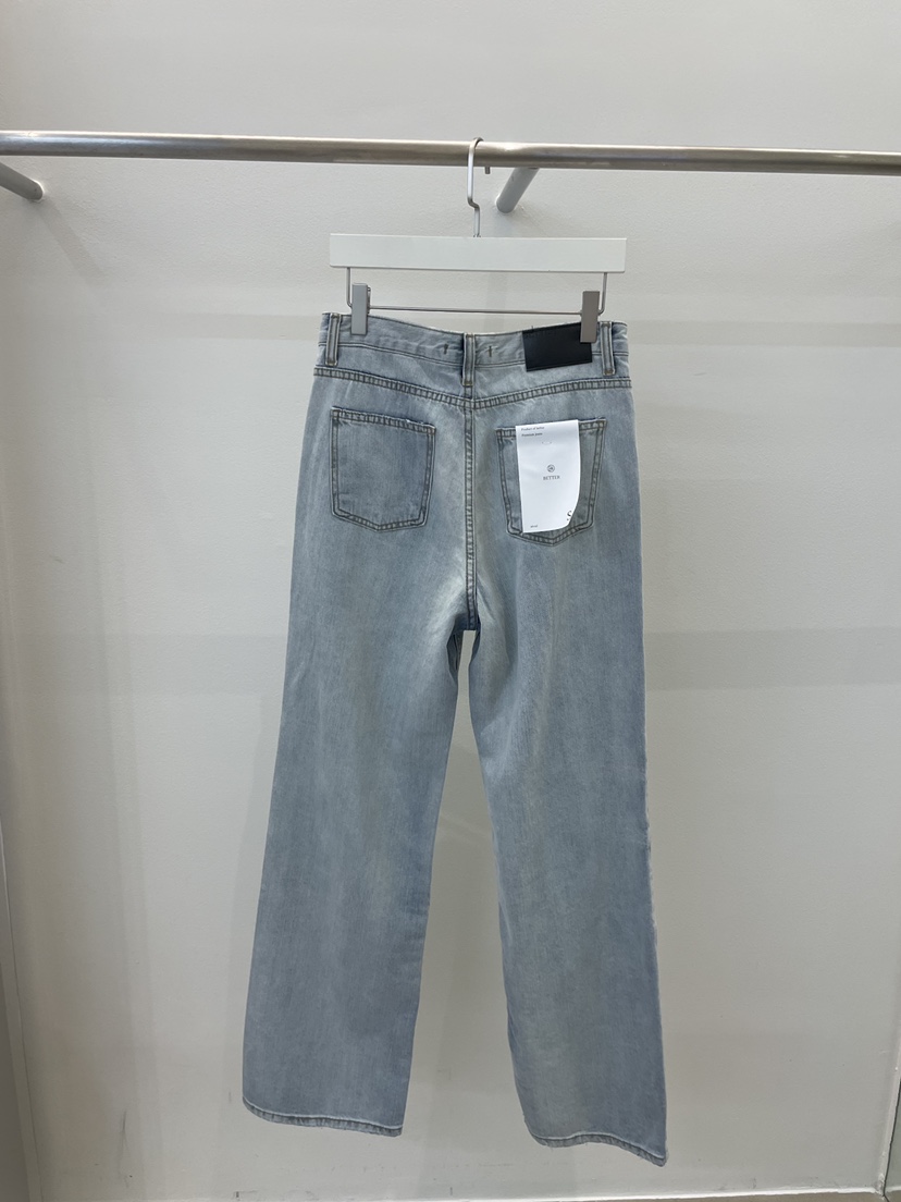 BETTER韓國直郵㊣女裝新品25春夏推薦熱賣時尚休閑人氣牛仔褲BETTER牛仔褲