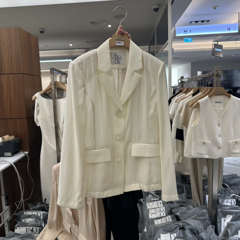 MER韓國直郵㊣女裝新品休閑時尚推薦25春夏熱賣人氣夾克MER/ANGELO BIANCO夾克圖色2