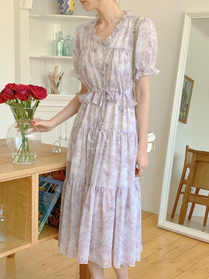 OVE韓國直郵㊣東大門實拍女裝新品推薦休閑時尚25春夏連衣裙OVE連衣裙