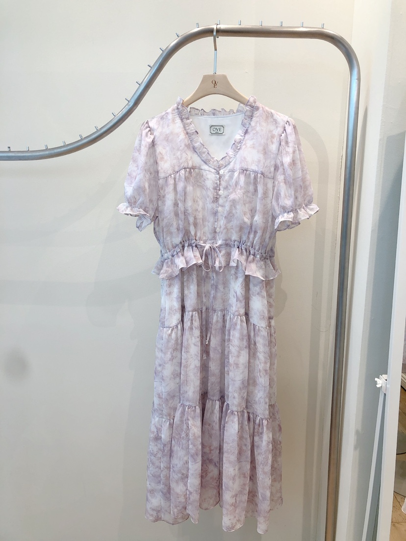 OVE韓國直郵㊣東大門實拍女裝新品推薦休閑時尚25春夏連衣裙OVE連衣裙圖色2