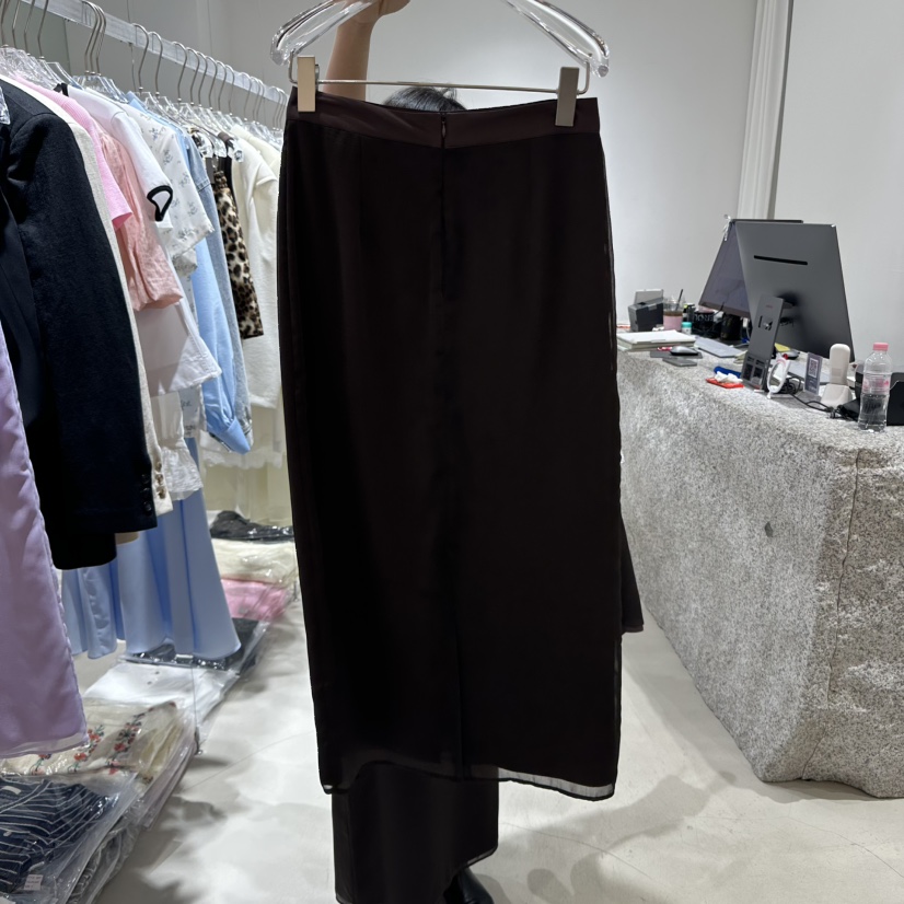 NEROLI 36韓國直郵㊣東大門實拍女裝新款熱賣時尚長裙褶皺NEROLI 36長裙