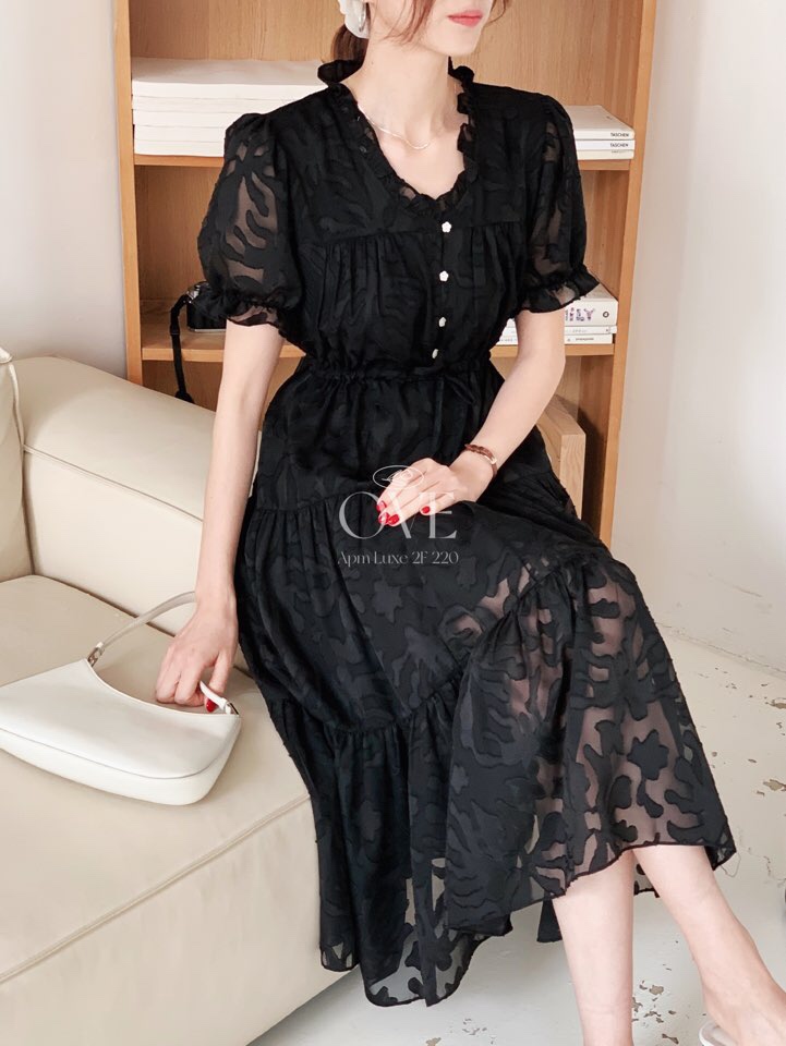 OVE韓國㊣直郵東大門代購女裝新款休閑人氣時尚25春夏連衣裙OVE連衣裙