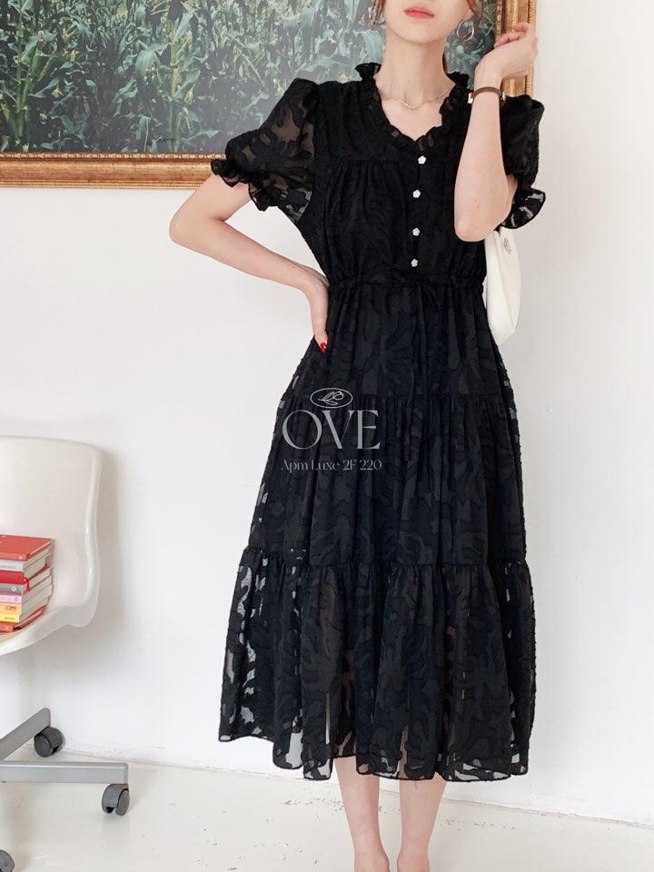 OVE韓國㊣直郵東大門代購女裝新款休閑人氣時尚25春夏連衣裙OVE連衣裙