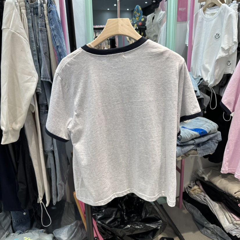 ANNA韓國直郵㊣東大門實拍女裝新款25春夏休閑時尚推薦熱賣T恤ANNA-PT恤