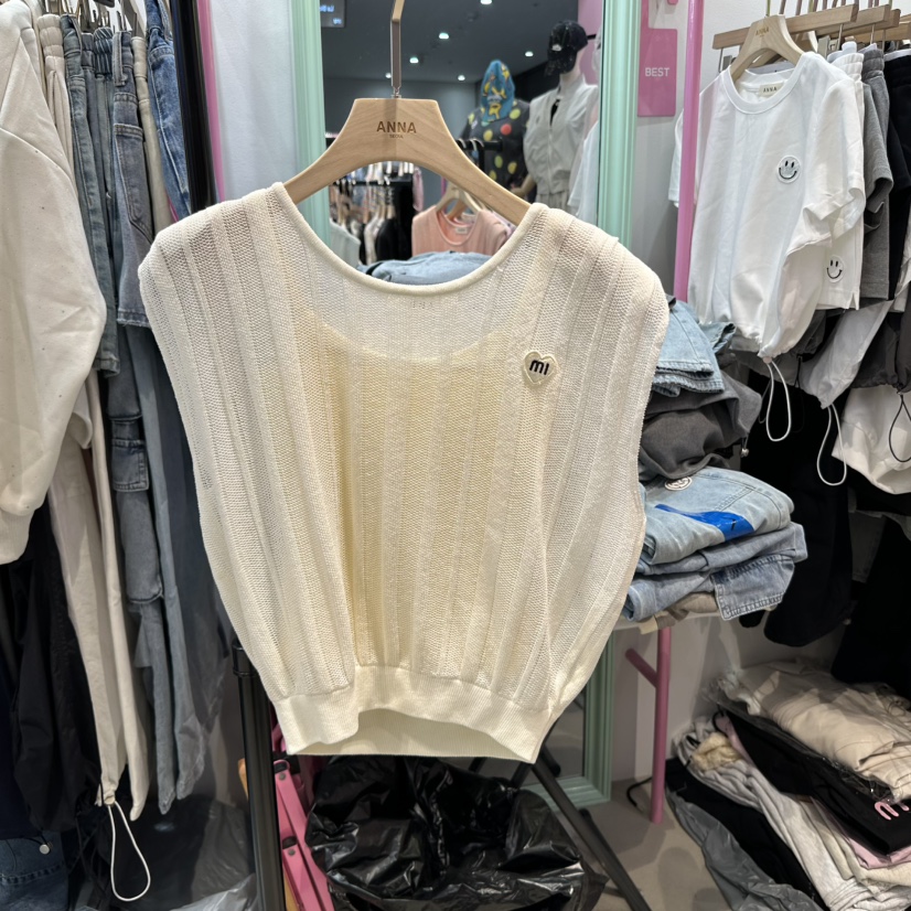 ANNA韓國直郵㊣東大門實拍女裝新款推薦熱賣休閑時尚吊帶背心ANNA-P吊帶/背心圖色1