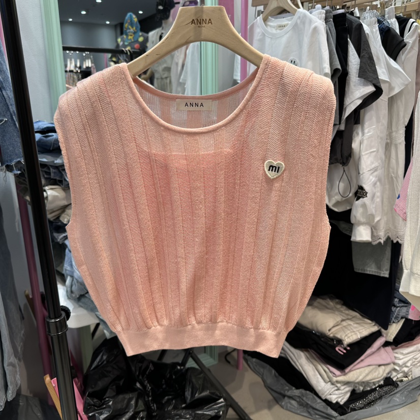 ANNA韓國直郵㊣東大門實拍女裝新款推薦熱賣休閑時尚吊帶背心ANNA-P吊帶/背心圖色2