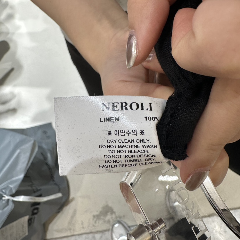 NEROLI 36韓國直郵㊣女裝新品推薦休閑時尚休閑褲褶皺亞麻NEROLI 36休閑褲