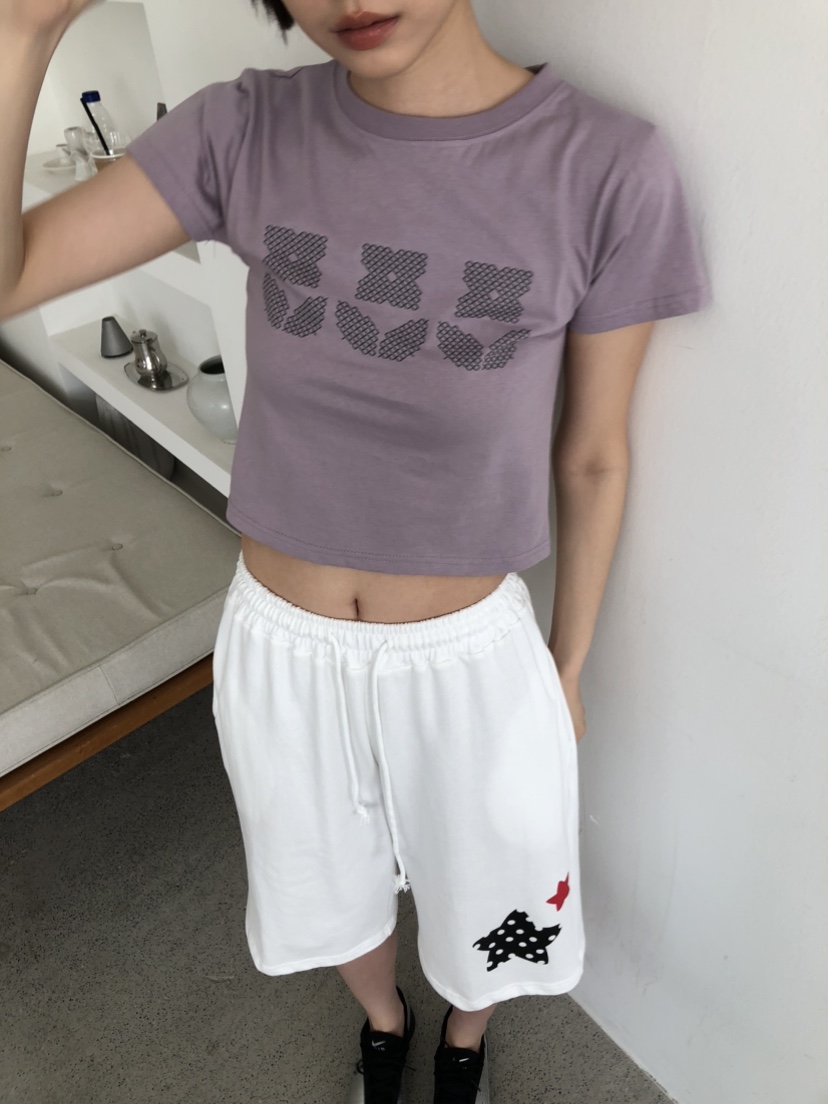 FLASH直郵韓國代購㊣女裝新品熱賣推薦25春夏休閑時尚人氣T恤FLASHT恤