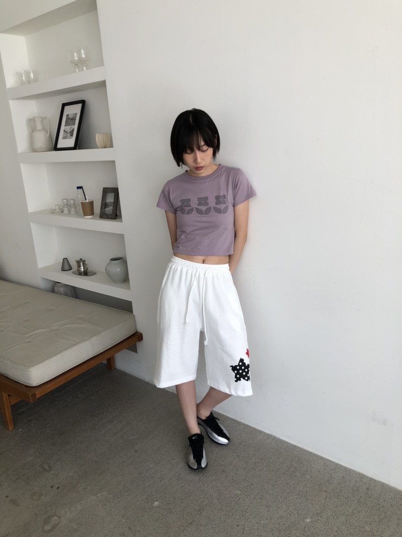 FLASH直郵韓國代購㊣女裝新品熱賣推薦25春夏休閑時尚人氣T恤FLASHT恤