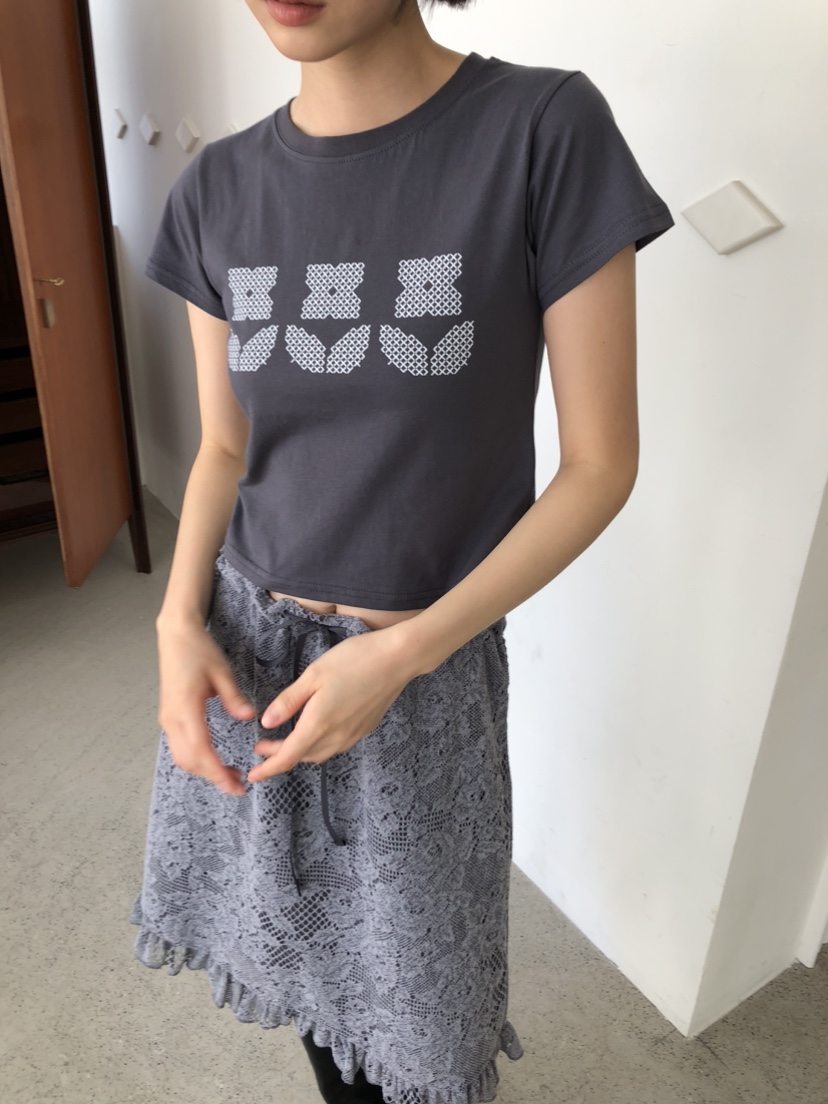 FLASH直郵韓國代購㊣女裝新品熱賣推薦25春夏休閑時尚人氣T恤FLASHT恤