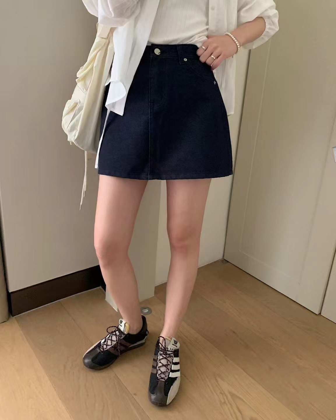 PYT-ot直郵韓國代購㊣女裝新品休閑熱賣時尚人氣推薦25春夏短裙pretty young thing短裙