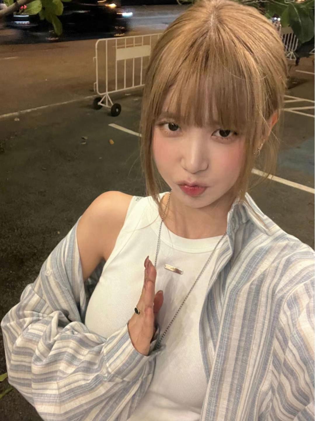 9nine韓國直郵㊣女裝新品休閑推薦熱賣時尚人氣襯衫蕾絲衫亞麻9nine襯衫/蕾絲衫