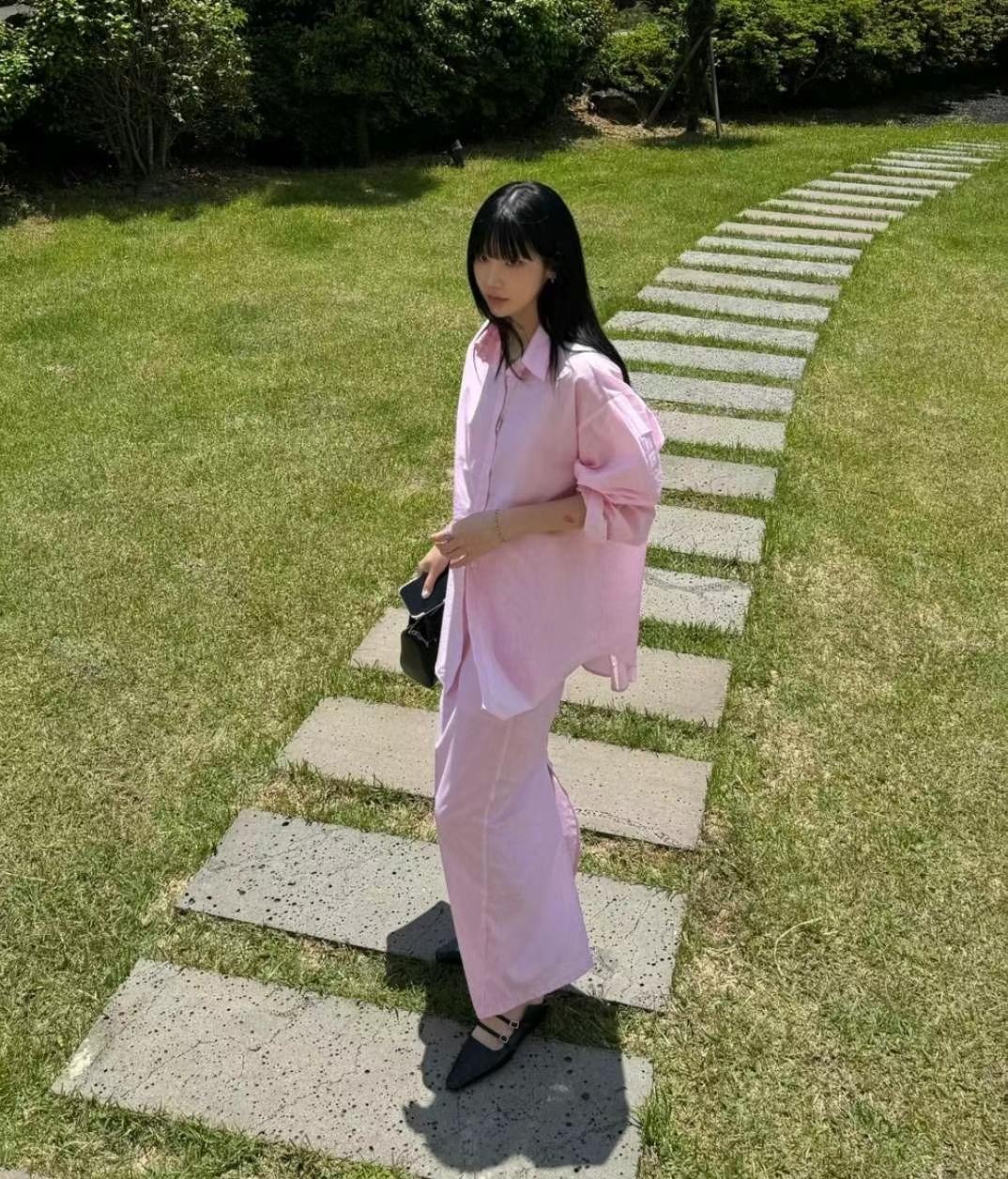 9nine韓國直郵㊣東大門實拍女裝新品休閑熱賣推薦25春夏套裝9nine套裝