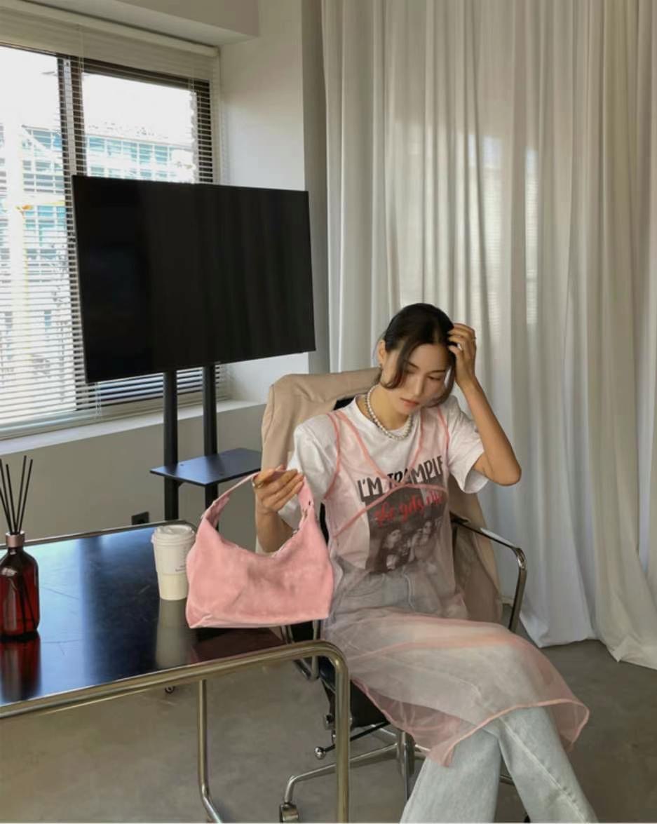 9nine韓國直郵㊣女裝新款推薦休閑25春夏時尚熱賣連衣裙歐根紗9nine連衣裙