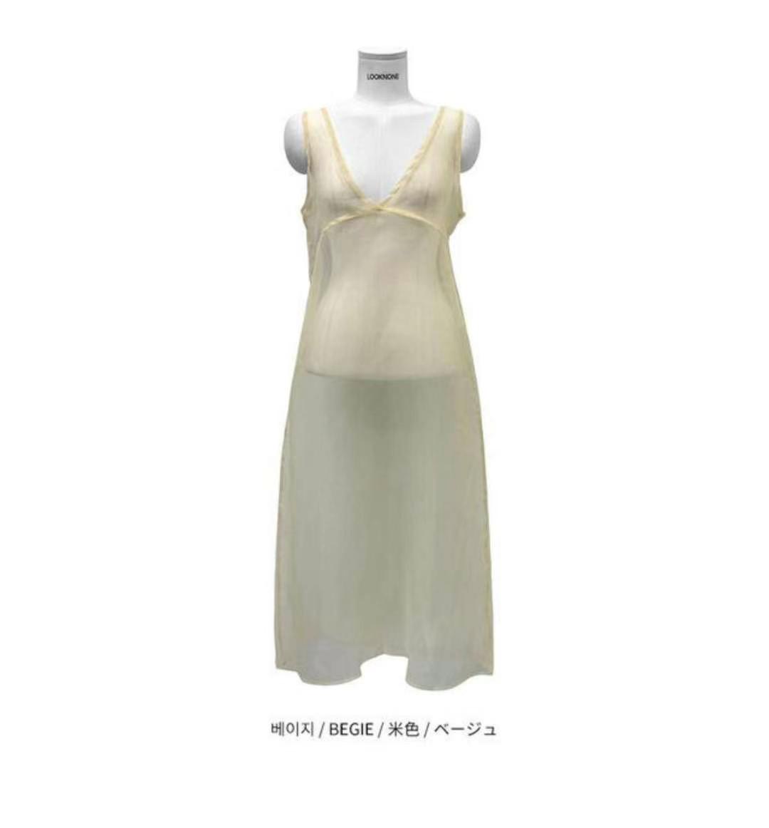 9nine韓國直郵㊣女裝新款推薦休閑25春夏時尚熱賣連衣裙歐根紗9nine連衣裙圖色2