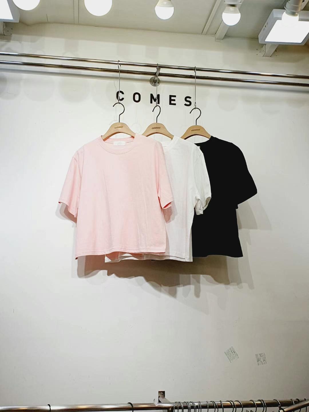 COMES-컴즈-OT直郵韓國代購㊣女裝新品25春夏人氣推薦T恤COMES-otT恤圖色3左三色