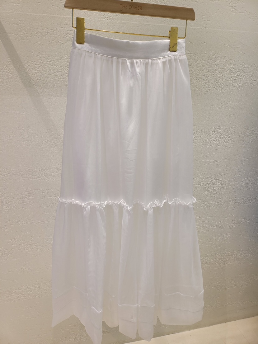 THE OTHER韓國直郵㊣女裝新款推薦熱賣時尚半身裙中短裙透視THE OTHER半身裙/中短裙圖色1