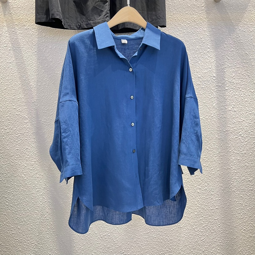 1 2ILLY-S直郵韓國代購㊣女裝新款熱賣25春夏襯衫蕾絲衫亞麻1 2ILLY/THE SIL襯衫/蕾絲衫圖色2