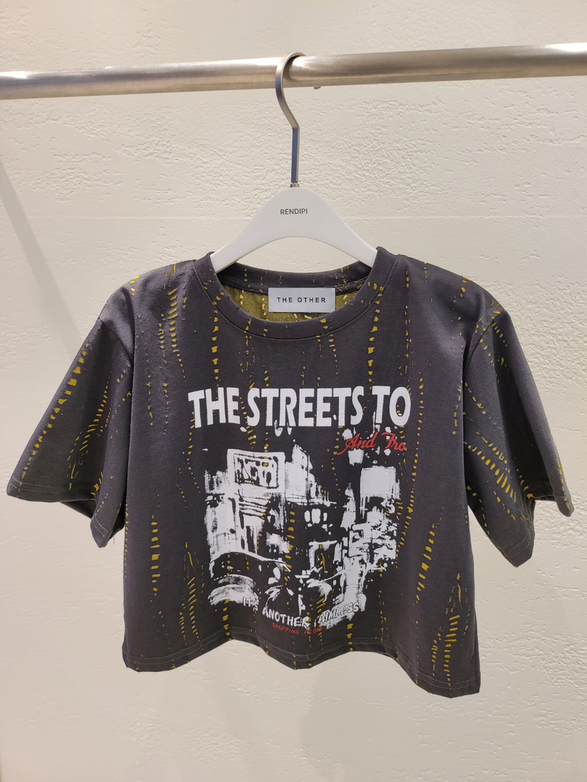 THE OTHER韓國直郵㊣東大門實拍女裝新款熱賣休閑25春夏T恤THE OTHERT恤圖色3