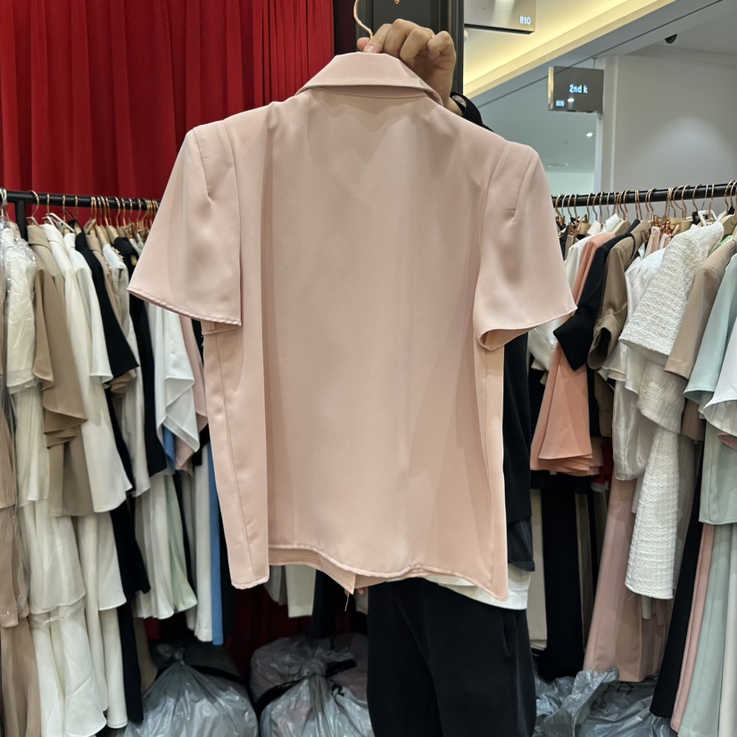 HERISH-HAUTE韓國直郵㊣女裝新品25春夏推薦時尚襯衫蕾絲衫HERISH-HAUTE襯衫/蕾絲衫