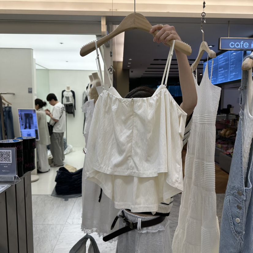 MIXXIN韓國直郵㊣東大門實拍女裝新款25春夏人氣休閑吊帶背心MIXXIN吊帶/背心