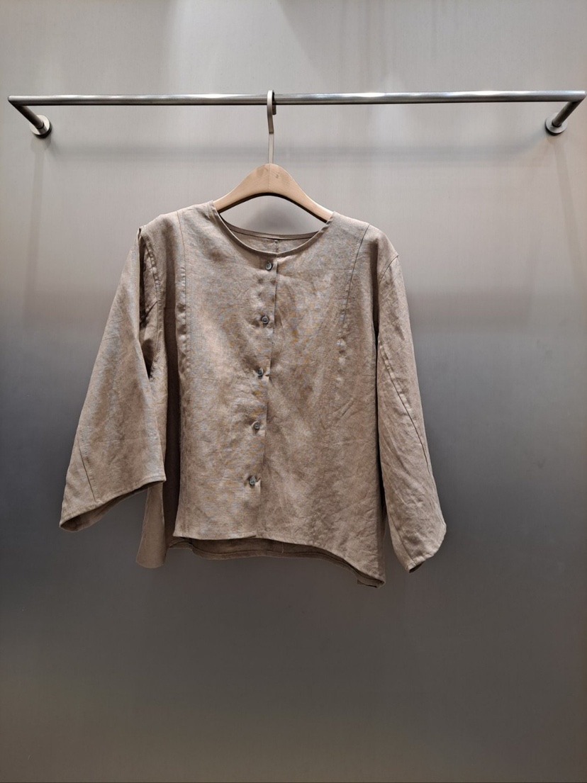 1 2ILLY-S韓國㊣直郵東大門代購女裝新款休閑襯衫蕾絲衫亞麻1 2ILLY/THE SIL襯衫/蕾絲衫圖色2
