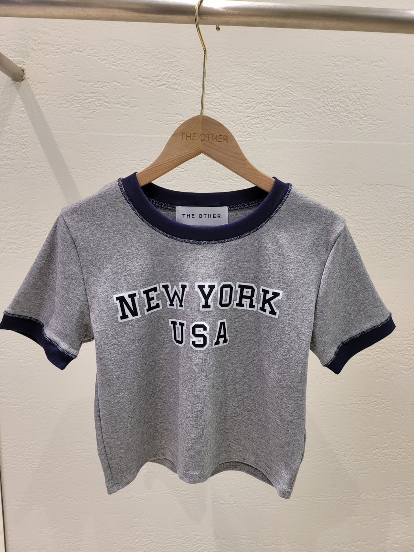 THE OTHER韓國直郵㊣女裝新款推薦人氣25春夏時尚休閑熱賣T恤THE OTHERT恤圖色1