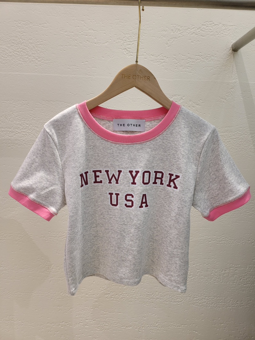 THE OTHER韓國直郵㊣女裝新款推薦人氣25春夏時尚休閑熱賣T恤THE OTHERT恤圖色2