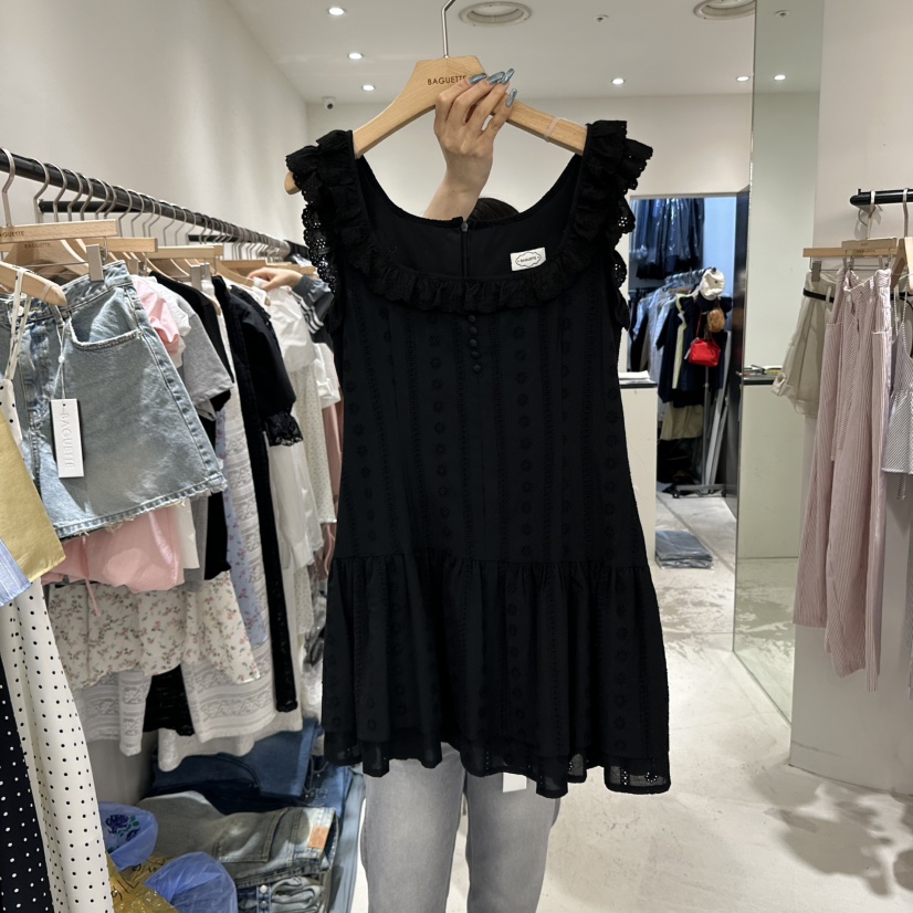 BAGUETTE韓國㊣直郵東大門代購女裝新品熱賣推薦25春夏連衣裙BAGUETTE連衣裙圖色2