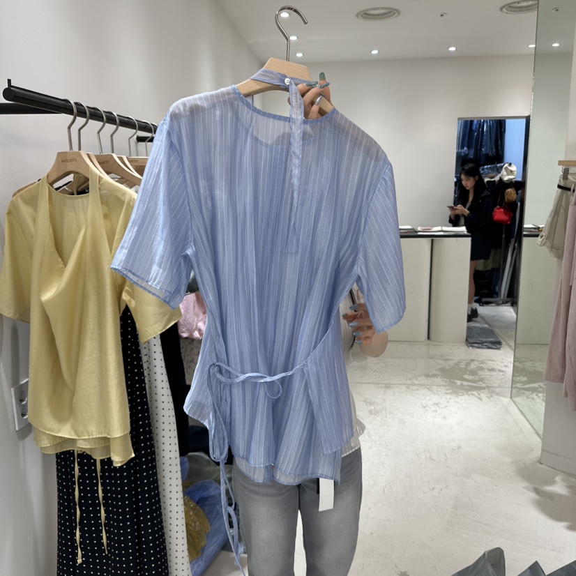 BAGUETTE韓國㊣直郵東大門代購女裝新品休閑熱賣人氣套裝天絲BAGUETTE套裝