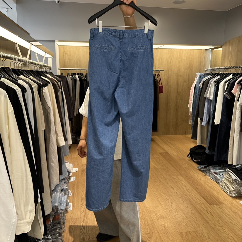 LEFANCY直郵韓國代購㊣女裝新品25春夏時尚休閑推薦人氣牛仔褲LEFANCY牛仔褲