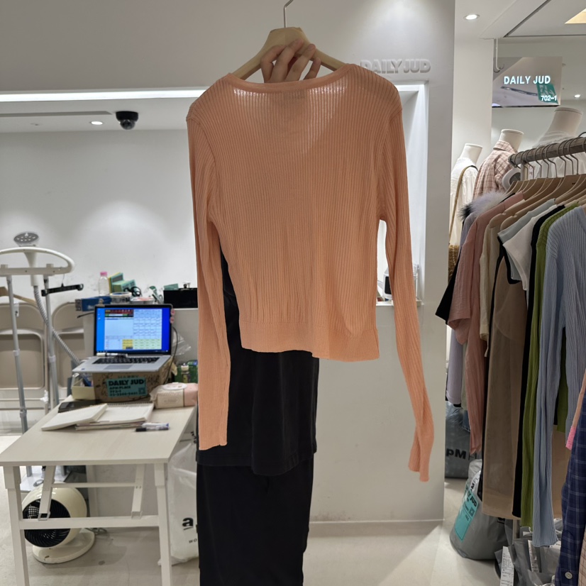 DAILYJUD韓國直郵㊣東大門實拍女裝新品25春夏時尚休閑針織衫DAILY JUD針織衫