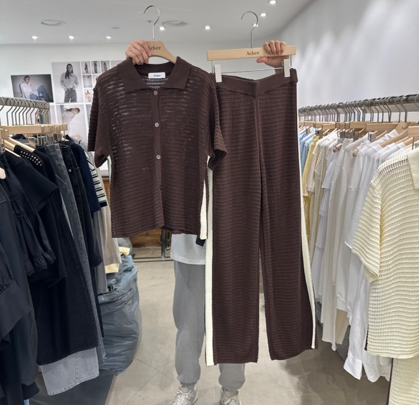 ACKER韓國直郵㊣東大門實拍女裝新品時尚熱賣休閑推薦25春夏套裝ACKER套裝圖色2