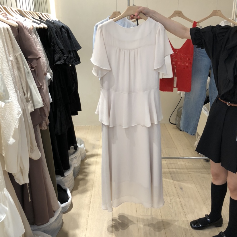 ARCHER直郵韓國代購㊣女裝新品25春夏時尚人氣連衣裙含腰帶ARCHER連衣裙