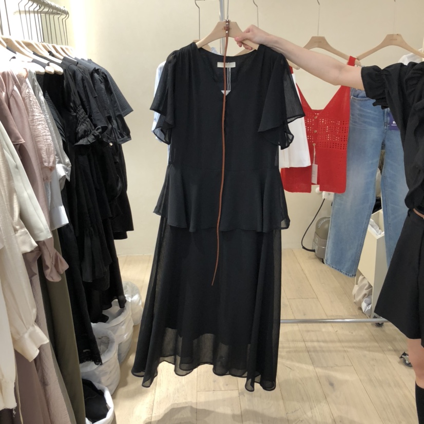 ARCHER直郵韓國代購㊣女裝新品25春夏時尚人氣連衣裙含腰帶ARCHER連衣裙圖色3