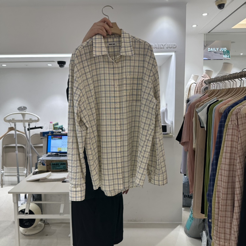 DAILYJUD韓國直郵㊣東大門實拍女裝新品人氣休閑襯衫蕾絲衫DAILY JUD襯衫/蕾絲衫