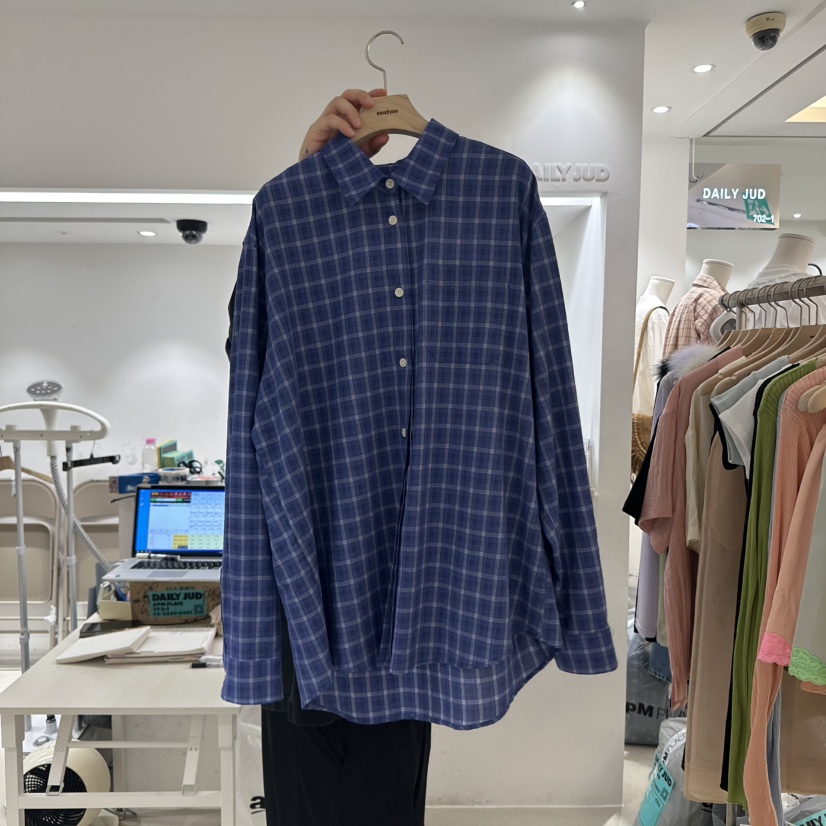 DAILYJUD韓國直郵㊣東大門實拍女裝新品人氣休閑襯衫蕾絲衫DAILY JUD襯衫/蕾絲衫圖色4