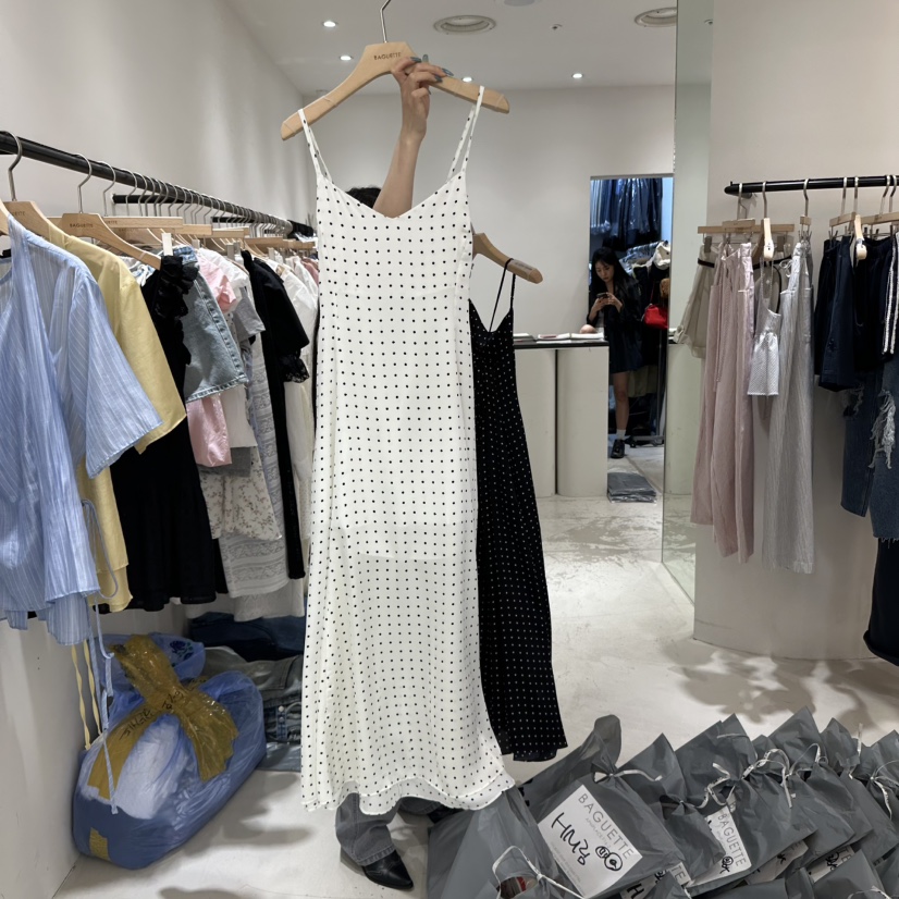 BAGUETTE韓國直郵㊣東大門實拍女裝新款熱賣25春夏人氣連衣裙BAGUETTE連衣裙圖色3
