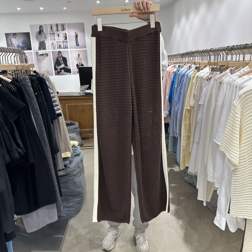 ACKER韓國㊣直郵東大門代購女裝新品休閑25春夏休閑褲緊身褲ACKER休閑褲