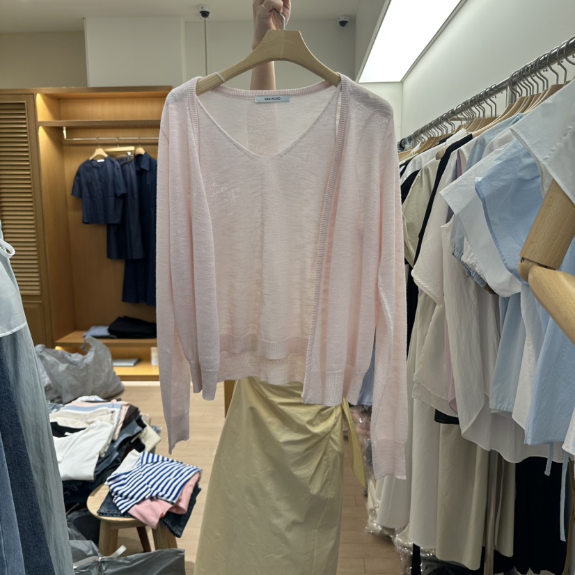 VAN NUVO直郵韓國代購㊣女裝新品時尚25春夏人氣套裝兩件套VAN NUVO套裝圖色2