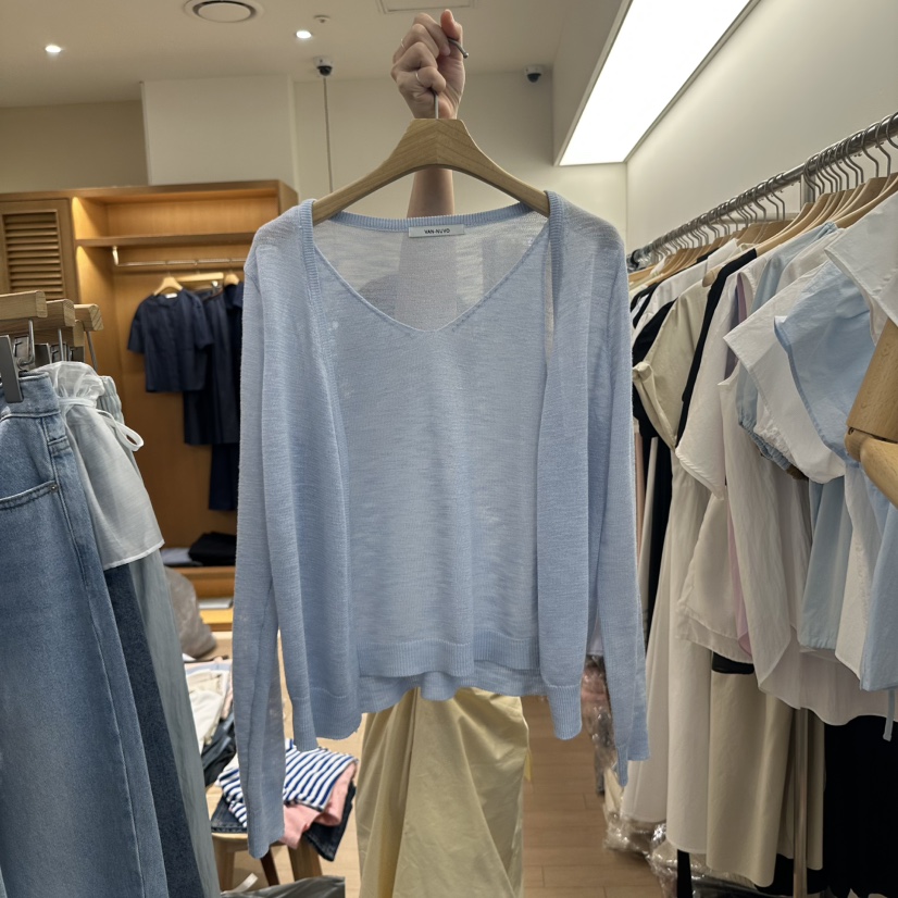 VAN NUVO直郵韓國代購㊣女裝新品時尚25春夏人氣套裝兩件套VAN NUVO套裝圖色4
