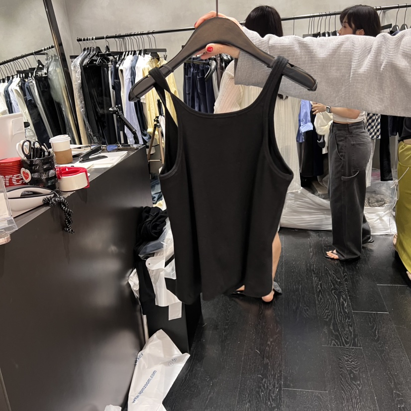 TUG韓國直郵㊣東大門實拍女裝新品時尚25春夏熱賣休閑吊帶背心TUG吊帶/背心