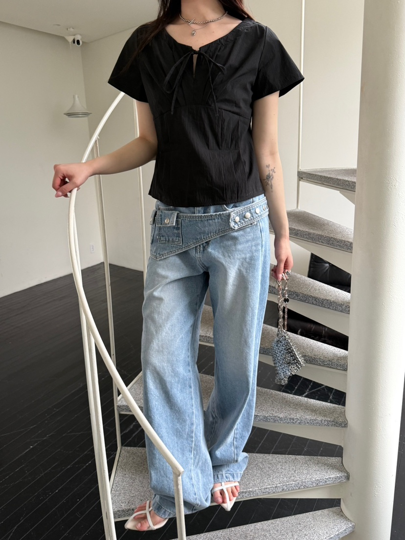 SPECIAL韓國直郵㊣女裝新品熱賣25春夏休閑推薦人氣襯衫蕾絲衫SPECIAL襯衫/蕾絲衫