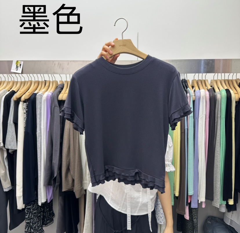 SPECIAL韓國直郵㊣女裝新品推薦時尚休閑人氣25春夏熱賣T恤SPECIALT恤圖色3