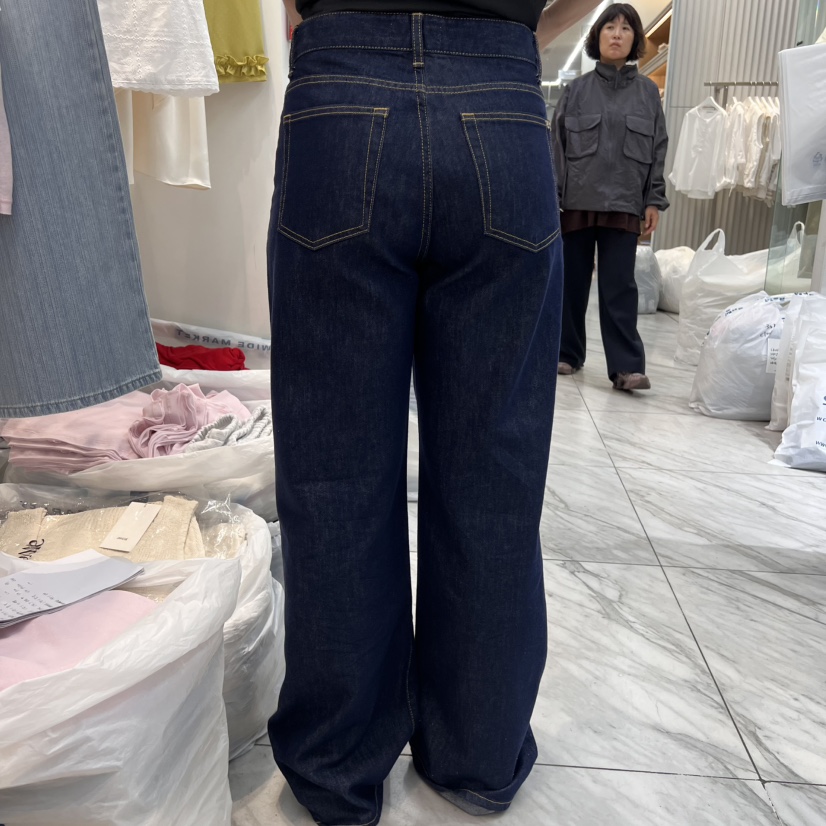 RUMIRU/AWEAR韓國直郵㊣東大門實拍女裝新款25春夏熱賣牛仔褲awear/RUMIRU牛仔褲